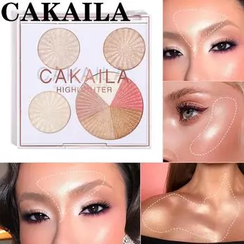 CAKAILA 8-цветная пудра с грилем для мелирования и восстановления 01