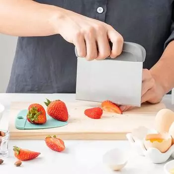 Cake Baking Scraper Stainless Steel Flour Cutting Dough Milk Sugar Cutting Knife Cream Scraping Knife Kitchen Baking Tools