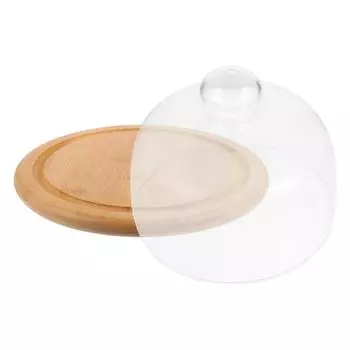 Cake Display Tray Useful Serving Plate Multipurpose Food Dessert Butter Dish with Lid Creative Bread Stand Cheesecake Server