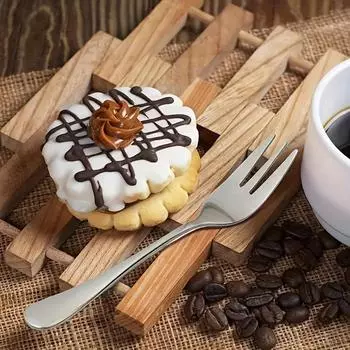 Cake Fork Stainless Steel Small Fork Dessert Fork Fruit Fork Suitable for Home Restaurant Festival