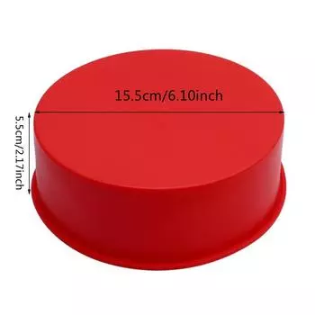 Cake Mold Tray Pans Round Baking Mold Kitchen Silicone Nonstick Baking Pans Reusable Cake Pans Bakingt Tools