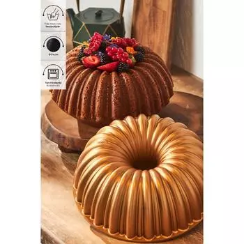 Cake Pro Литая форма для торта из нарезанного золота