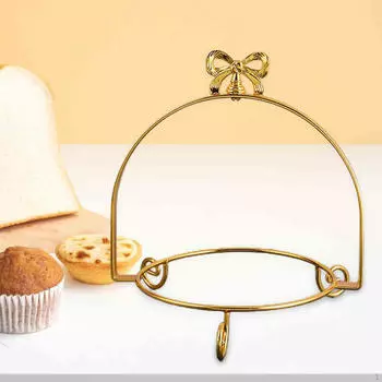 Подставка для торта, подставка для многоярусного подноса, железный держатель для фруктов, для хранения кексов и десертов gold and 1 layer