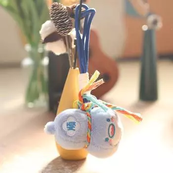 Calabash Cute Plush Doll Keychain Pp Cotton Stuffed Backpack Decor Kids Gift