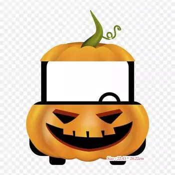 Calabaza Jack O Lantern автомобильный утюг с термопереносной печатью виниловые нашивки наклейки для одежды DIY аппликации моющиеся нашивки