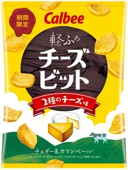 Calbee Cheese Bits 2 вида сырного вкуса 52 г x 12 пакетиков [Cheese Bits]