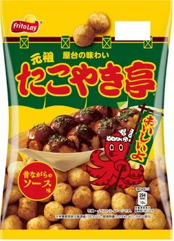 Calbee Ganso Takoyaki Tei Традиционный соус со вкусом 55 г x 12 пакетиков Сладости Закуска Закуска Takoyaki Кукурузная закуска Frito-Lay