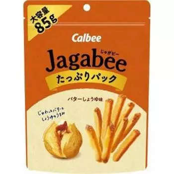 Calbee Jagabee plenty pack butter soy sauce flavor 85g x 12 pieces (Jagabee)