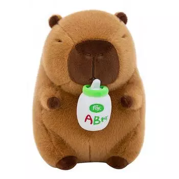 Calcium Ad Milk Capybara Plush Toy Pillow With Two In One Design For Use Office 30cm