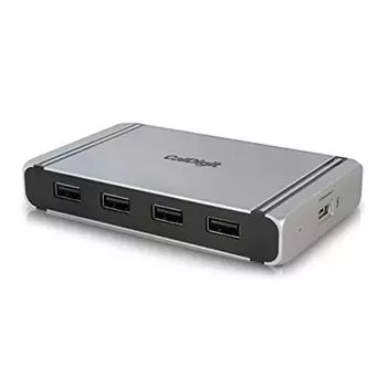 CalDigit Thunderbolt 4 Element Hub Universal 4x Thunderbolt 4x USB Gen2 один дисплей до 8K или два 4K 60 Гц 60 Вт зарядка с кабелем - многопортовый
