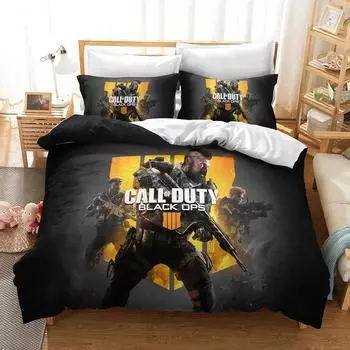 Call Of Duty Warzone Bedding Set Single Twin Full Queen King Size Game Bed Set Aldult Boys Bedroom Duvetcover Sets 3D Print 020 70x133cm 2pcs