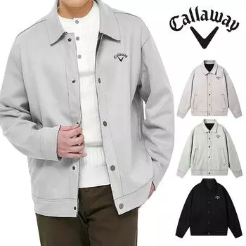Callaway 2025 Suede Jacket Men s New Autumn Loose Collar Autumn Casual Jacket S