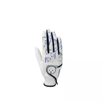 Callaway Gloves BEAR DUAL WMS WHT/NVY 19 24 (19cm for both hands) White/Navy Ladies