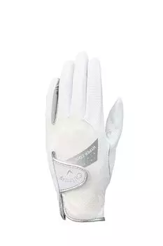 Callaway Gloves HYPER COOL DUAL WMS 19 23 for both Ladies WHT/SLV (19cm hands) White/Silver