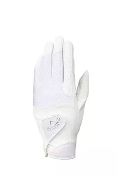 Callaway Gloves HYPER GRIP LH WMS WHT 21 23 White Ladies (21cm Left-handed [Right-handed])