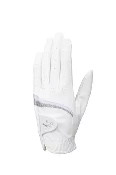 Callaway Gloves STYLE LH WMS 20 23 Ladies WHT/SLV (20cm Left-handed [Right-handed]) White/Silver