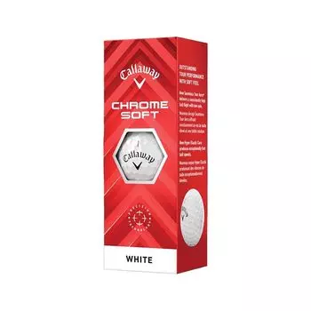 CALLAWAY Golf Ball CHROME SOFT Ball White 3 Pieces BL CG CHROME SOFT 24 3B PK