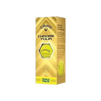 CALLAWAY Golf Ball CHROME TOUR Triple Track Yellow Ball 3 Pieces BL CG CHRM TOUR YLW 24 TRPLTRK 3B PK
