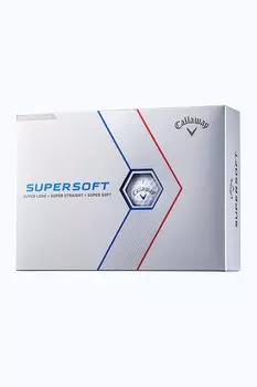 Callaway Golf Ball SUPERSOFT 23 1 Dozen 2 Piece Construction White (12 Pieces)