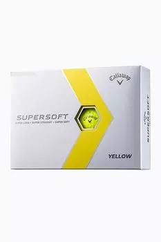 Callaway Golf Ball SUPERSOFT 23 YLW 1 dozen construction Yellow (12 pieces) 2-piece