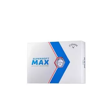 Callaway Golf Ball SUPERSOFT MAX 23 1 dozen (12 pieces) 2-piece construction White