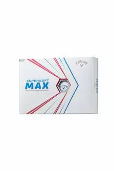 Callaway Golf Balls SUPERSOFT MAX 2021 1 Dozen 2 Pieces White (12 Pieces)
