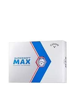 Callaway Golf Balls Supersoft MAX 23 1 Dozen (Pack of 12) 2-Piece Construction White