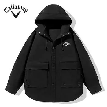Callaway Новая мужская рабочая куртка осень-зима Повседневная куртка с капюшоном Мужская модная мужская куртка Мужская куртка M