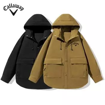 Callaway Новая мужская рабочая куртка осень-зима Повседневная куртка с капюшоном Мужская модная мужская куртка Мужская куртка M