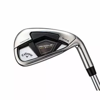 Callaway правый клин ROGUE ST MAX IRONS (ЮЗ, 56 градусов, Dynamic Gold 95(С200), S, 36,25 дюйма, D2, тон Накамото, сталь) Мужской серебряный