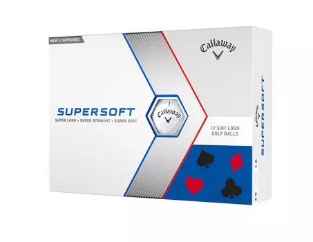 Callaway Supersoft Suits 2023 Golf 1 12 Playing Card 2023 напрямую импортируется из Callaway USA Balls, Dozen, Balls, Pattern, Model,