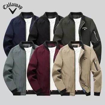 Callaway Весна и осень 2025 года, новая мужская куртка больших размеров, приталенная модная повседневная куртка, мужская осенняя куртка, мужской стиль M