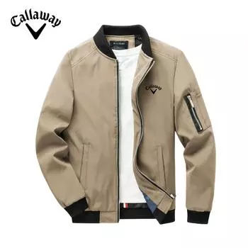 Callaway Весна и осень 2025 года, новая мужская куртка больших размеров, приталенная модная повседневная куртка, мужская осенняя куртка, мужской стиль M