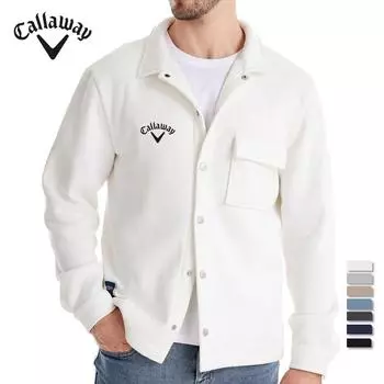 Callaway Вышитый осенне-зимний новый мужской свитшот с длинными рукавами и лацканами, кардиган, декоративный пиджак с карманами S хаки