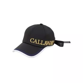 [Callaway] Women s Cap (with back ribbon) Hat Golf C23291203 1010Black FR