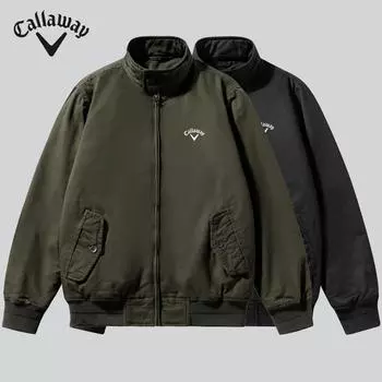 Callaway Зимняя плюшевая толстая рабочая куртка 2024 года для мужчин, модная и удобная, ветрозащитная и моющаяся рабочая куртка-пальто M