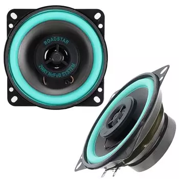 calm wish car speaker car tweeter woofer door rear satellite coaxial 12V 100W 4 inch 2 pieces compatible in-car