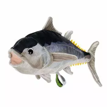 Calorata Bluefin Tuna Plush Toy Soft to the Realistic Creature Toy Gift Tuna Gift (Small), Touch, (Sea Toy), Doll, Mascot/Birthday (Twice Tested),