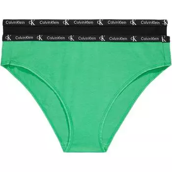 Calvin Klein 1996 Жаккардовые трусы-слипы средней посадки Женское нижнее белье QD3991-149 S