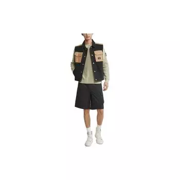 Calvin Klein Attraction Series FW23 цветной вязаный жилет с логотипом унисекс жилеты деним-черный J324449-1BY S