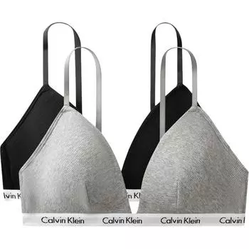 Calvin Klein Бесшовный беспроводной бюстгальтер с треугольной чашкой и тонким уплотнителем для женщин QP3416O S