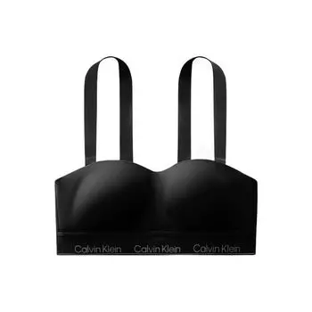 Calvin Klein Бюстгальтер с логотипом и съемными бретелями Женское нижнее белье Space-Black QF7320-UB1 S