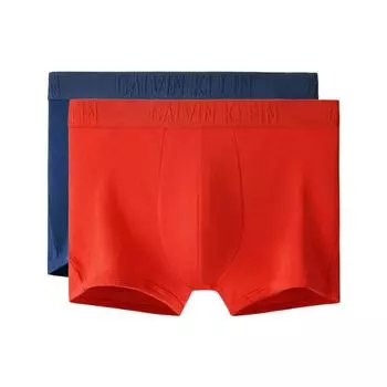 Calvin Klein CK/ Трусы-боксеры с жаккардовым логотипом на поясе, 1 комплект из 2 штук, мужское нижнее белье NP2049O-ZSC L