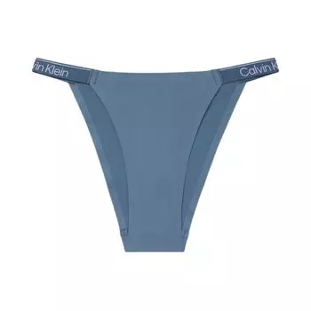 Calvin Klein Цветные буквы жаккардовые удобные сексуальные треугольные трусы женское нижнее белье синее QF7785AD-5BX S