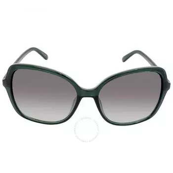 Calvin Klein Grey Gradient Butterfly Ladies Sunglasses CK19561S 360 57