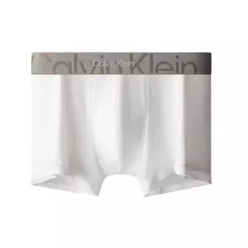 Calvin Klein Хлопковые дышащие трусы-боксеры мужские нижнее белье белые NB3299-100 L