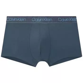 Calvin Klein Легкие сетчатые трусы-боксеры с логотипом, мужское нижнее белье, темно-синее, NB2753-DBA L