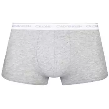 Calvin Klein Логотип на талии с принтом дышащие приятные для кожи трусы-боксеры мужское нижнее белье серые NB2216-080 XL