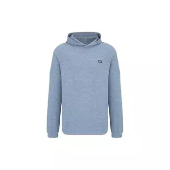 Calvin Klein Минималистская повседневная толстовка с вышитыми буквами, мужские толстовки с капюшоном, светло-голубой цвет 40KC414-6P4 S