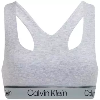Calvin Klein Motion Gravity U-образный вырез легкий спортивный беспроводной бюстгальтер на спине женское нижнее белье кокос-серый QF7185ADP7X S